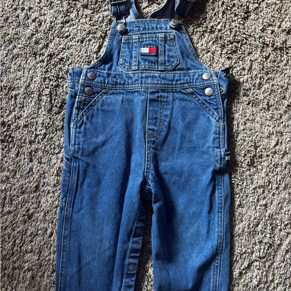 Tommy Hilfiger Classic Blue Denim Overalls - Picture 1 of 1